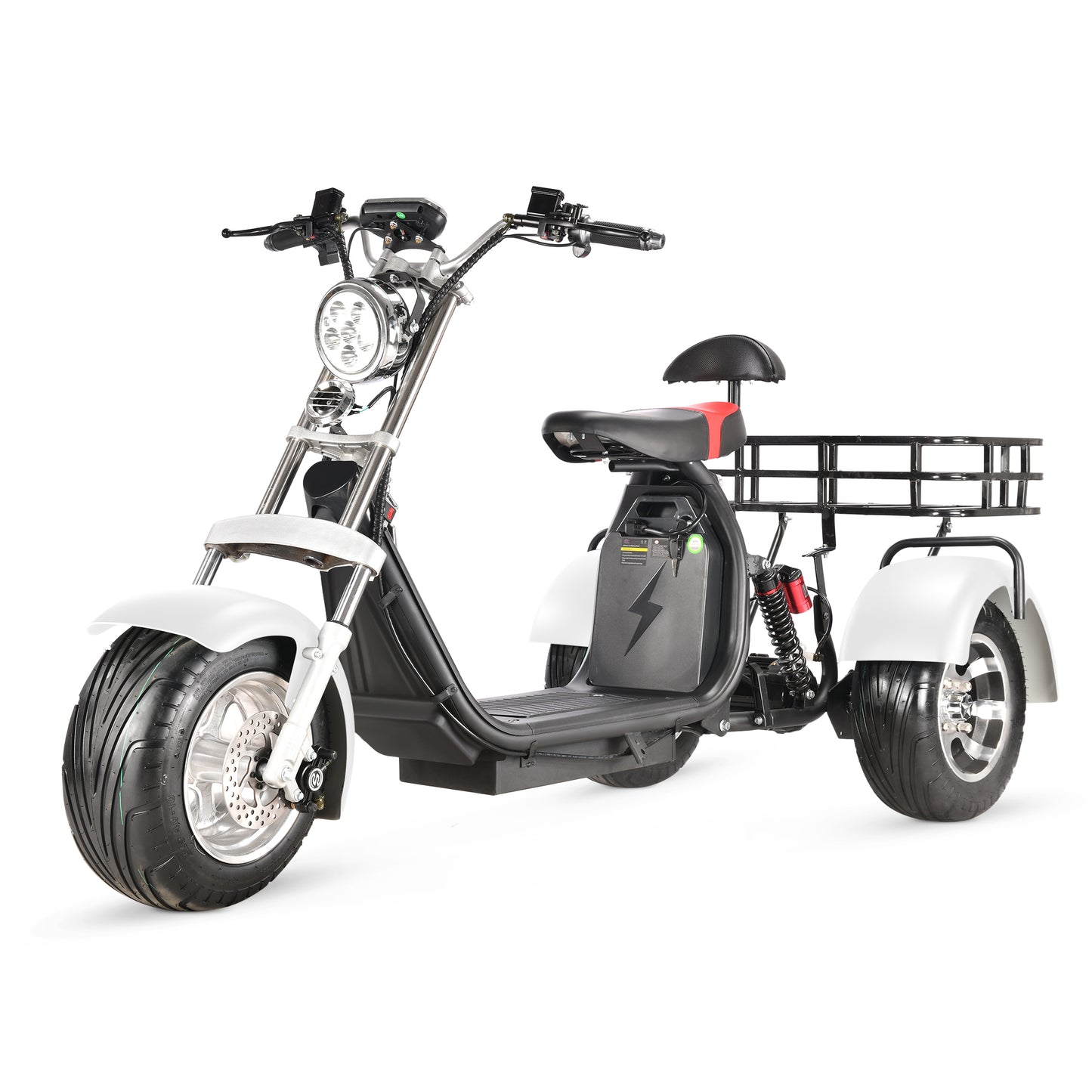 Factory Supply 1500w 2000w motor Removable Battery Good Safe Driving 3 Wheel Citycoco Electric Tricycle Scooter Trike