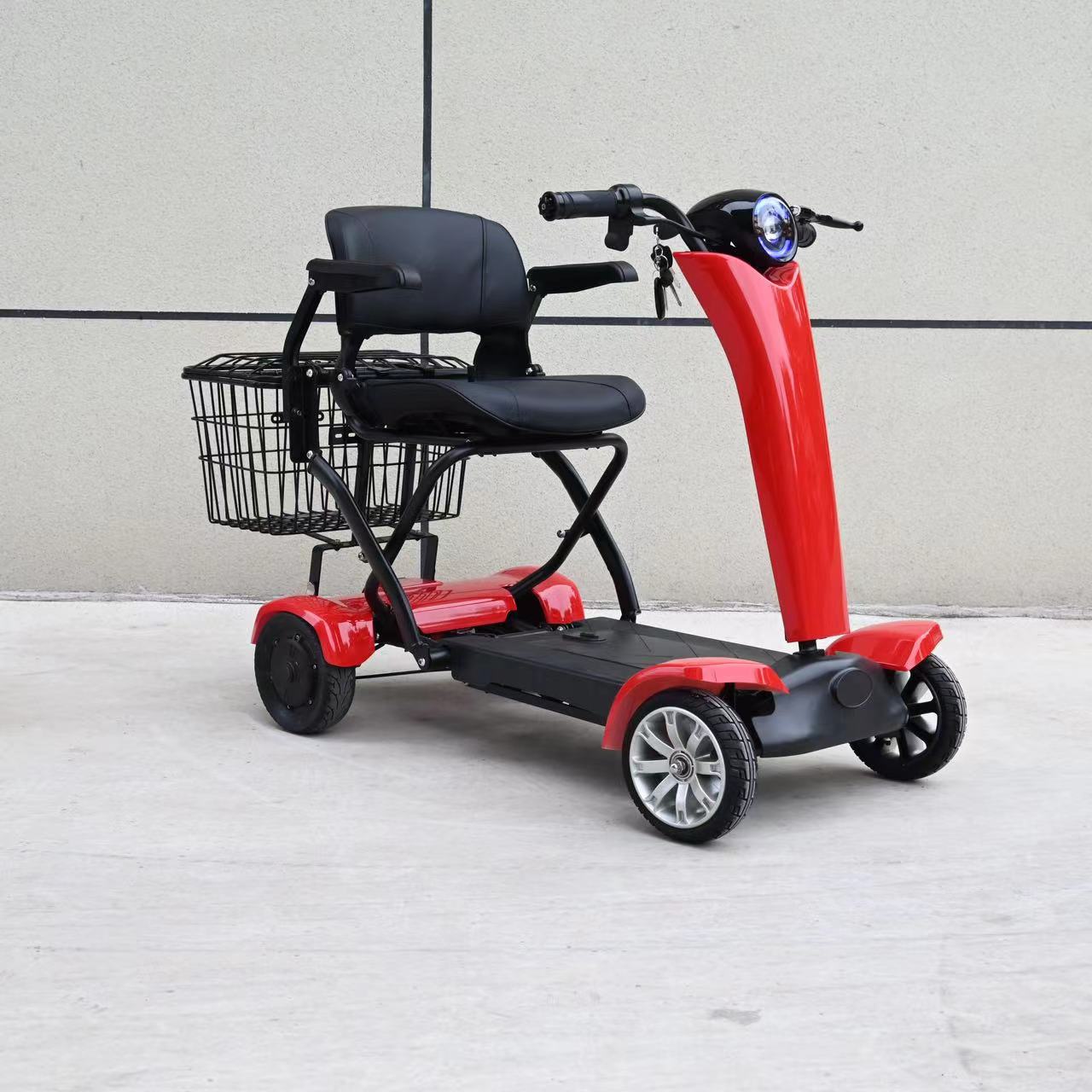New Foldable Portable Mobility Electric Scooter Adult Safe for Elderly Electric 4 Wheels Scooters 500w Elderly