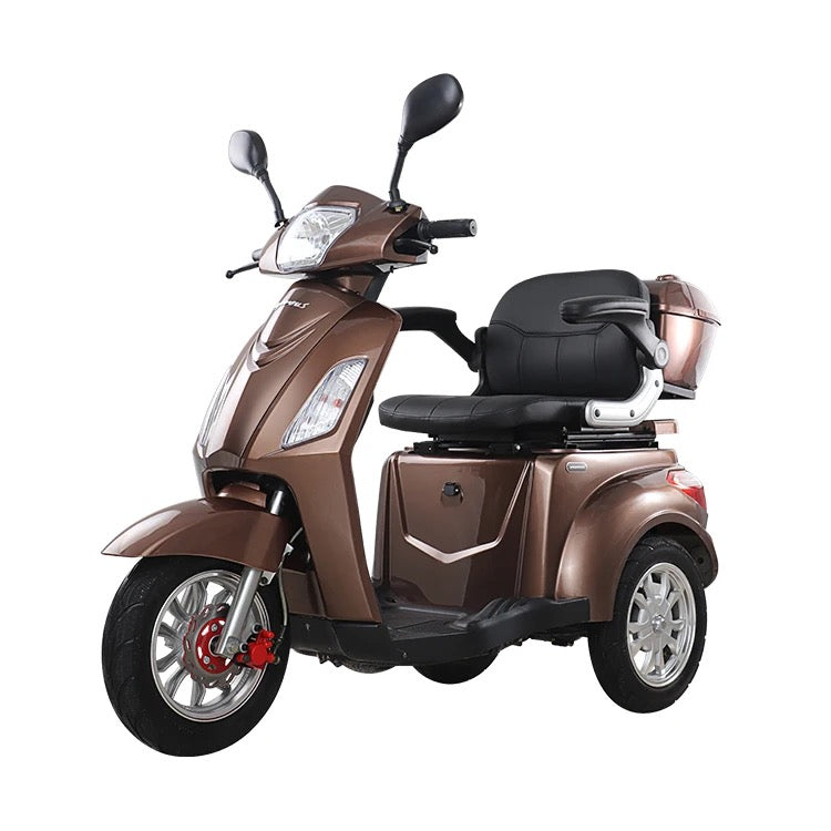 EEC COC Three Wheels Mobility Electric Scooter Adult Safe and Convenience for Elderly Powerful 1000w 60V 20AH Lithium Battery