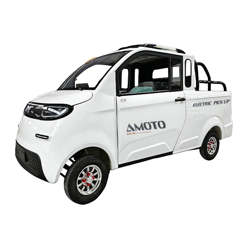 EEC A40 pickup 4 wheel auto cars power motor with rechargeable lithium battery 2 passengers seat