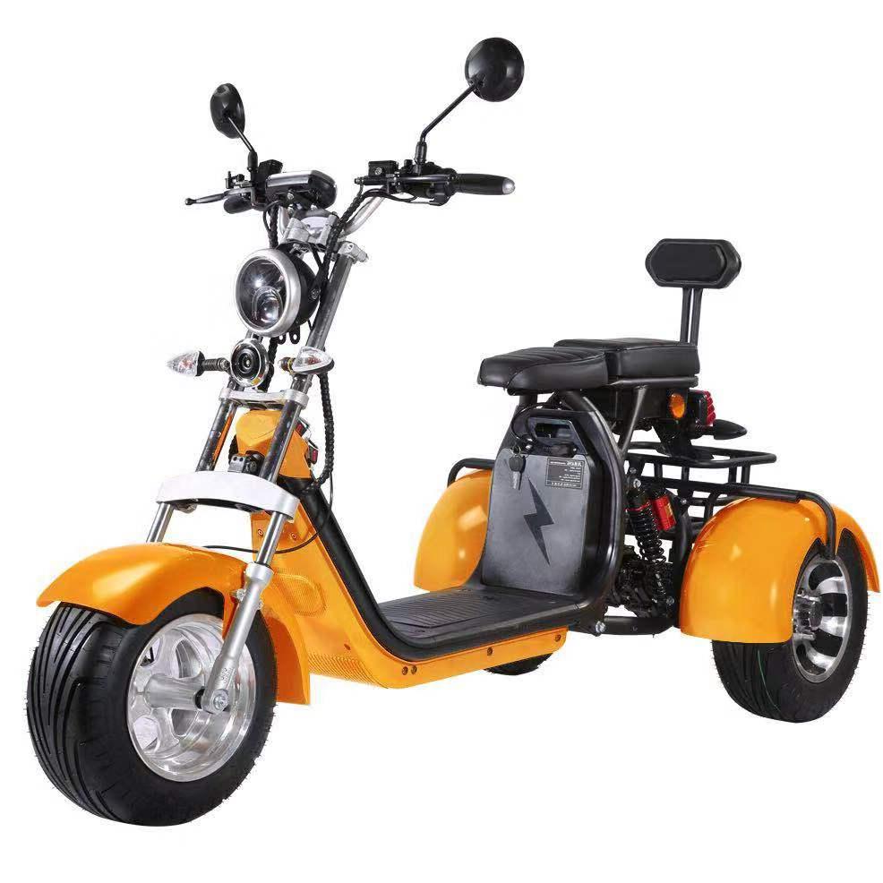 European warehouse CP-3 2000W 3 wheel Electric scooter tricycle Removable lithium battery citycoco
