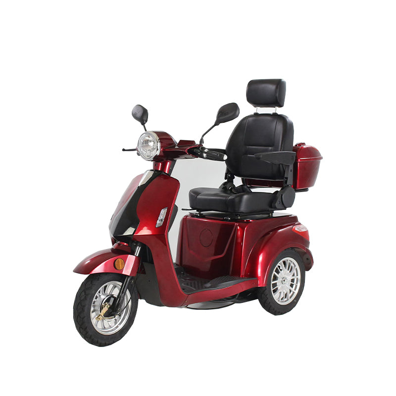 EEC Adult 60V 500W Lead-acid Battery Scooter Foldable European Warehouse Three Wheeled Electric Scooter for Elderly