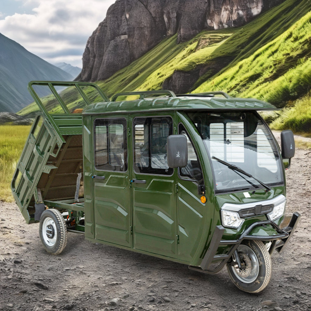 Hot Sale for Wholesale China 3 Wheel Cargo Electric Scooter Double Closed Cabin 45km/h Adults 72V3000W 58AH