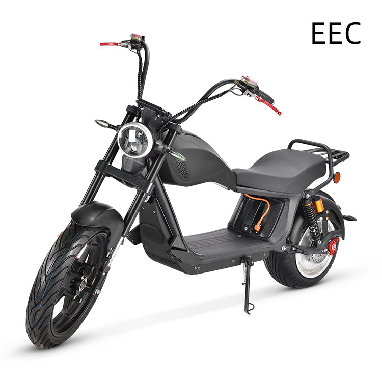 2000W new model CP-6 60v 12/20ah Lithium Battery chopper with tail box electric scooter two wheels citycoco electric scooters