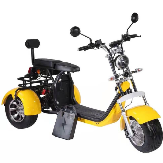 European warehouse CP-3 2000W 3 wheel Electric scooter tricycle Removable lithium battery citycoco