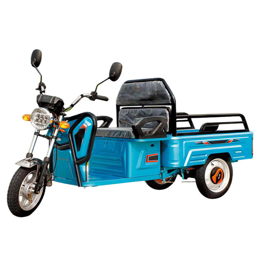 Adults Three-Wheeled Electric Scooter EEC 1600W 60V20/32Ah Cargo Tricycle With Lead-Acid Battery