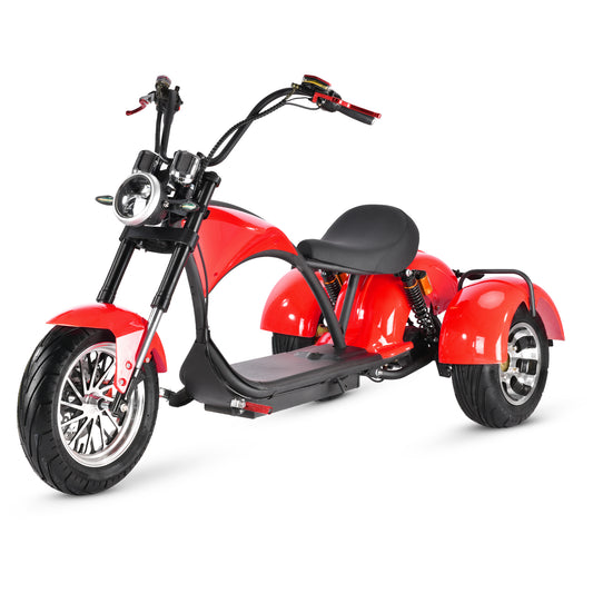 New Fashion 3 Wheel 2000W Fashion Chopper Model M3 Trike Fast Speed Electric Scooters Adult Citycoco Electric Tricycle Trike