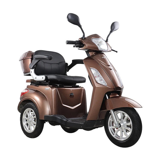 EEC COC Three Wheels Mobility Electric Scooter Adult Safe and Convenience for Elderly Powerful 1000w 60V 20AH Lithium Battery