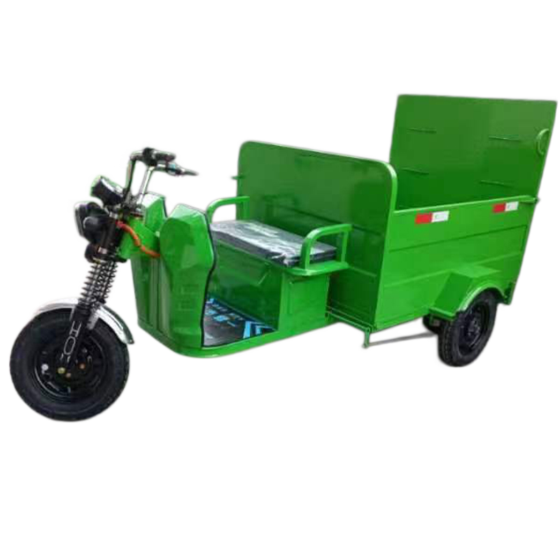 Electric Garbage Truck Municipal Road Bucket Three-wheel Self-loading Garbage Removal Equipment China
