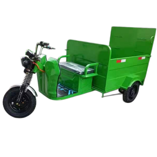 Electric Garbage Truck Municipal Road Bucket Three-wheel Self-loading Garbage Removal Equipment China