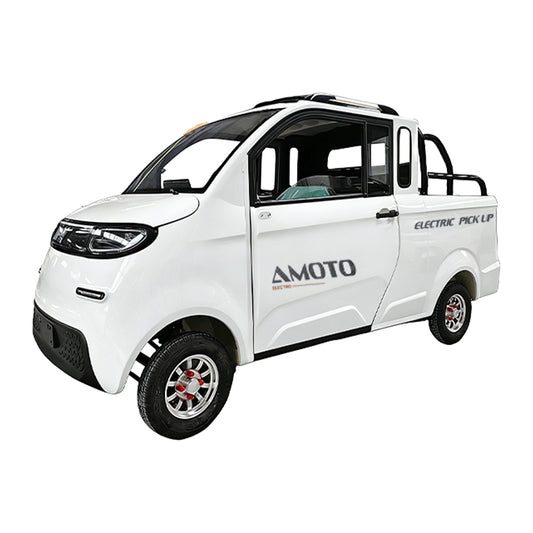 EEC A40 pickup 4 wheel auto cars power motor with rechargeable lithium battery 2 passengers seat