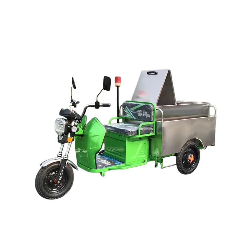 Electric Three-wheeled Garbage Removal and Sanitation Cleaning Truck Dump Small Quick Clean Transfer Truck