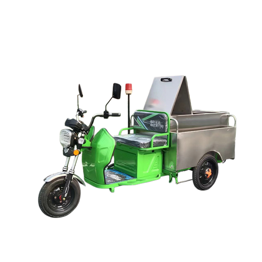 Electric Three-wheeled Garbage Removal and Sanitation Cleaning Truck Dump Small Quick Clean Transfer Truck