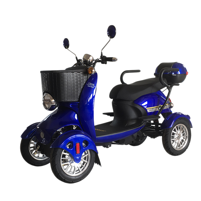 4 Wheels Scooter 500w/800w Motor 60v Electric Mobility Scooter for Elderly Good Seller Adult Safe and Convenience