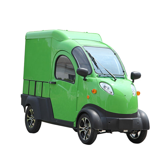 EEC COC 2500W 72V58Ah Lead Acid Battery 45km/h Four Wheel Cars Electric Mini Car Cargo Cheap Electric Car
