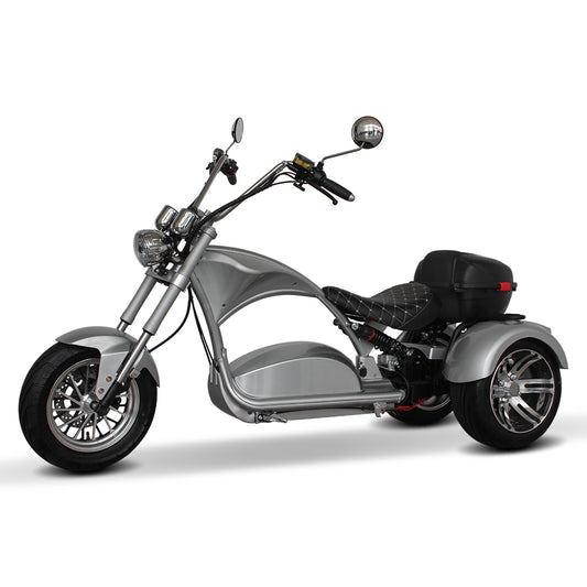 New 3 Wheel Electric Scooter 2000w 60AH 12AH/20AH/2X20AH Battery Electric chopper Citycoco Fast Speed 3 Wheels Tricycle