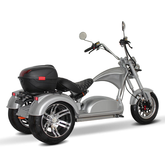 New 3 Wheel Electric Scooter 2000w 60AH 12AH/20AH/2X20AH Battery Electric chopper Citycoco Fast Speed 3 Wheels Tricycle