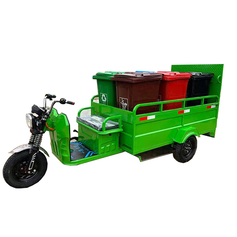 Electric Garbage Truck Municipal Road Bucket-type Three-wheeled Self-loading Garbage Removal Equipment China