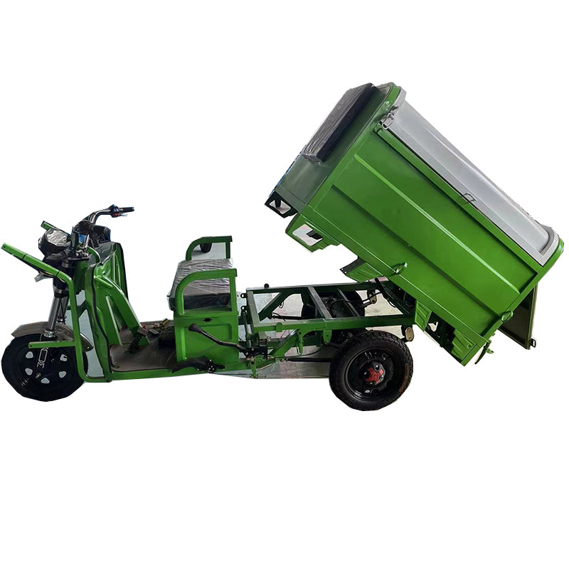 Wholesale Electric 800l Three Wheeled Garbage Removal Vehicle Electric Tricycle Garbage Truck Electric Sanitation Truck