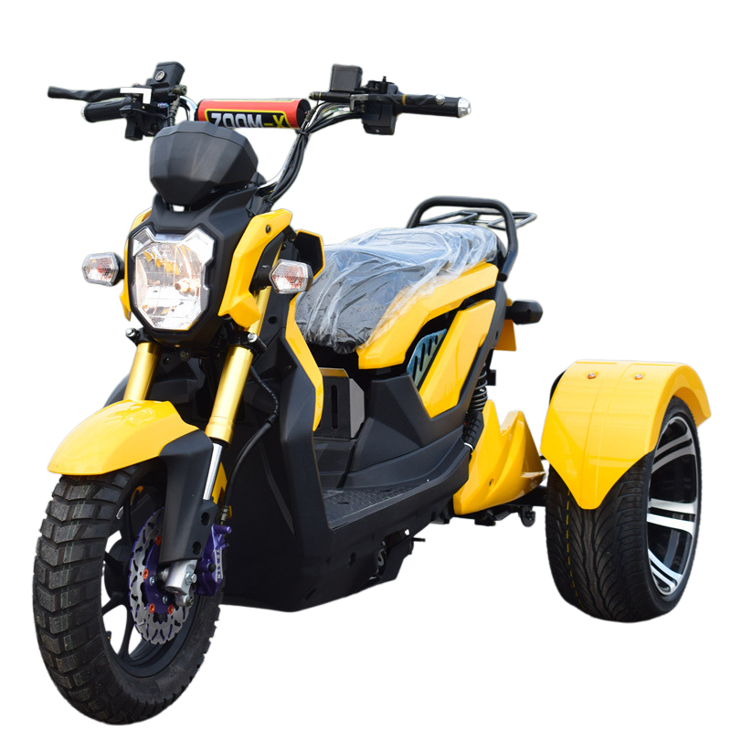High Quality 1000W/1500W Motor 60V Removable Battery Three-Wheel Electric Scooter Big Seat Powerful 3-Wheel Trike