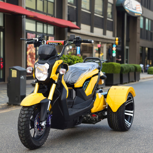 High Quality 1000W/1500W Motor 60V Removable Battery Three-Wheel Electric Scooter Big Seat Powerful 3-Wheel Trike
