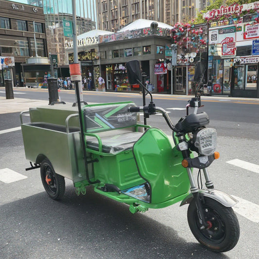 Electric Three-wheeled Garbage Removal and Sanitation Cleaning Truck Dump Small Quick Clean Transfer Truck