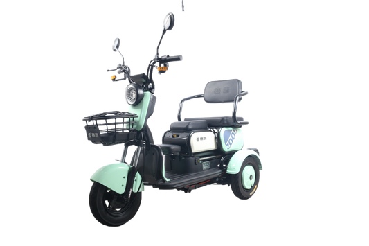 EEC New Design Model A1 1400W Powerful Electric Tricycle Trike 3 Wheel Electric Scooters for Elderly Women Double Seat