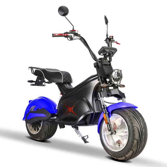 Electric Motorcycle Eec Coc New Product Launch 2000W 60V20AH Long Range Electric Scooters 12inch 2 Wheel Citycoco Adult